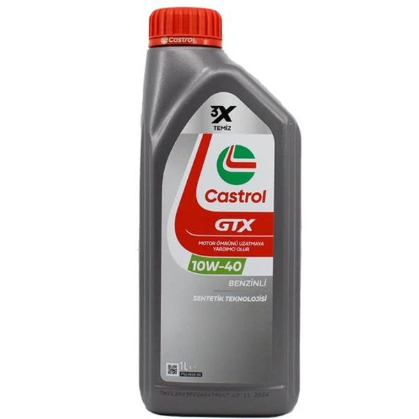 CASTROL MOTOR YAĞI GTX 10W-40 12X1L H TU