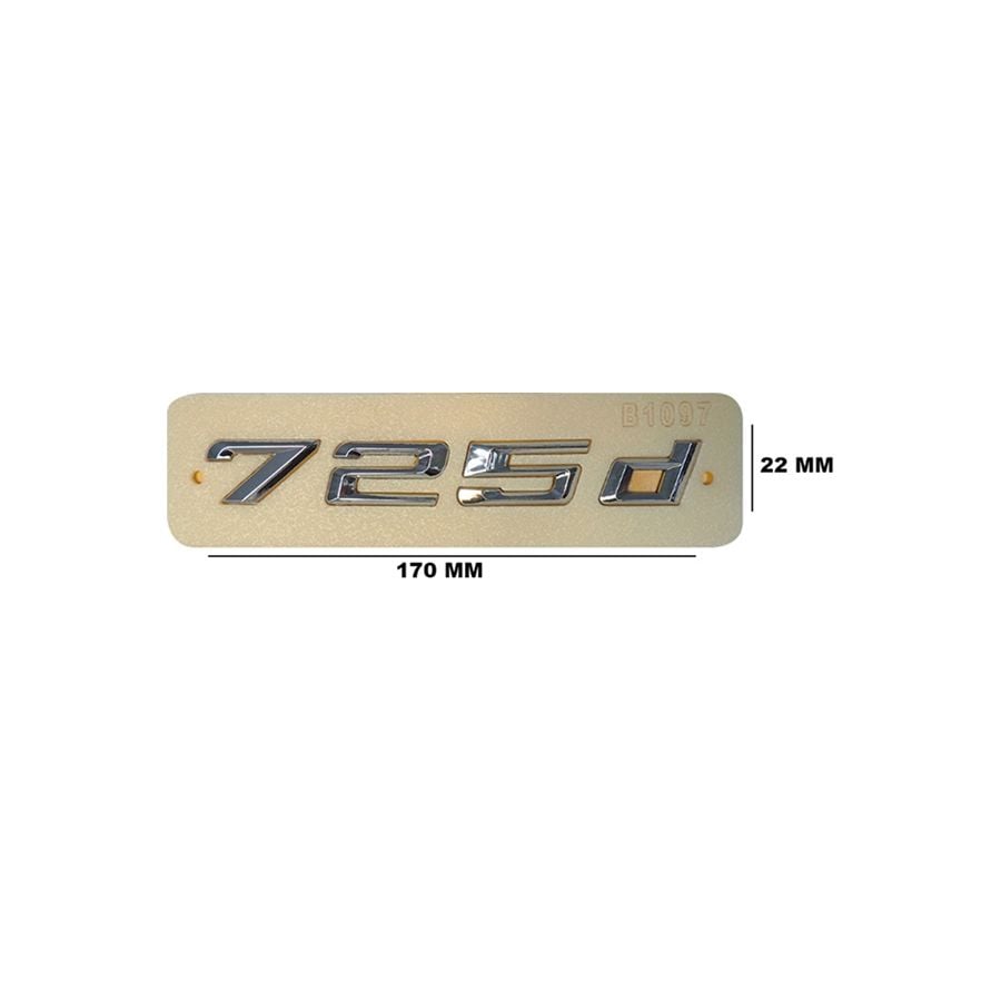 Lemar Yazı Tip Yazısı 725 D Krom G11-G12 (5114 7 376 818)