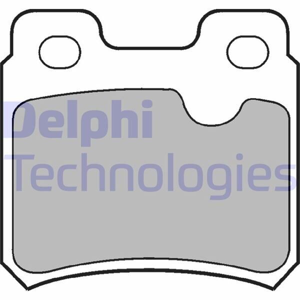 DELPHI ARKA FREN BALATASI VECTRA A 88-95 ASTRA F 94-98 CALIBRA A 90-97 KADETT E 86-91 VECTRA B 96> (1605877)