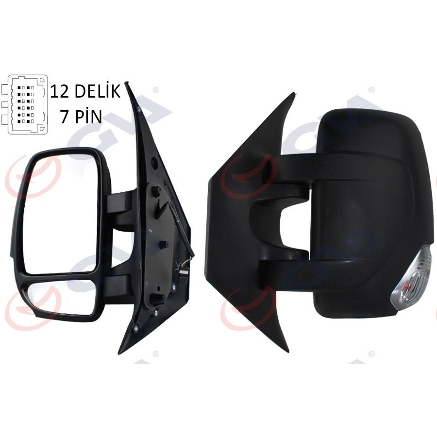 GVA DIŞ DİKİZ AYNASI SOL MASTER-MOVANO 10> ELEKTRİKLİ ISITMALI SİNYALLİ KONVEKS SOL L VM-971EHL (4419408)