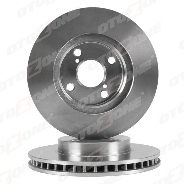 OTOZONE ÖN FREN DİSKİ HAVA KANALLI TOYOTA COROLLA 1.4L 4ZZ-FE ZZE120 VVTI 02-06 / 1.6L 3ZZ-FE ZZE121 VVTI 02-06 255 ÇAP X 4 BIJON - ADET DISK FIYATIDIR (4351202070)