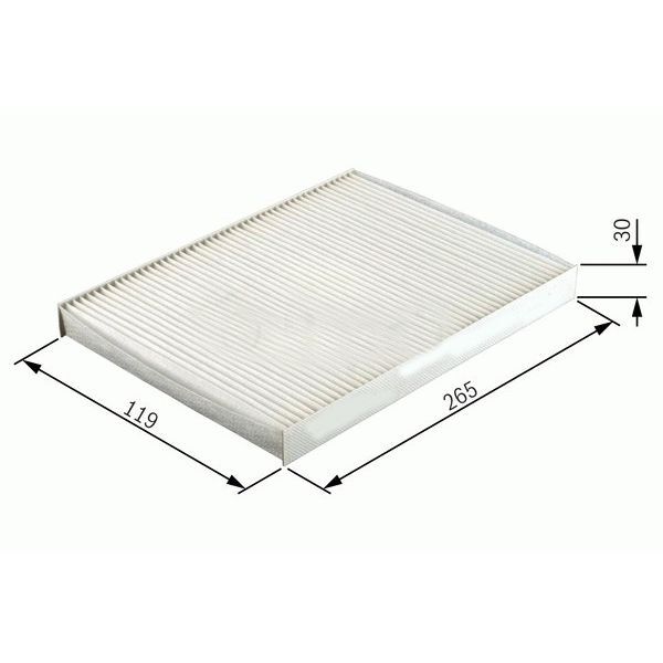 SARDES POLEN FİLTRESİ TWNG CU2642 (7701409324)