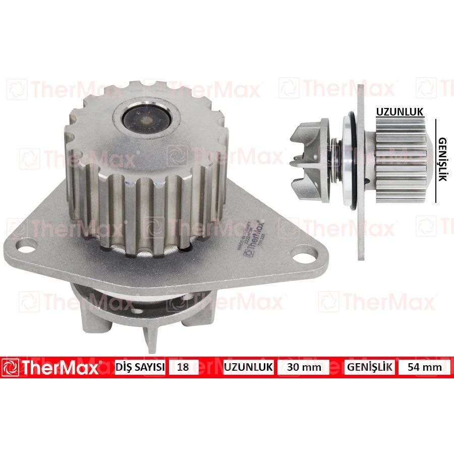 THERMAX DEVIRDAIM SU POMPASI PEUGEOT P206-P207-P307 CITROEN C2-C3-C4 1.4 16V KFU-ET3J4 18DIS (1201.G2)