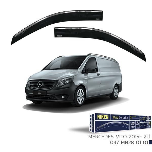 NIKEN KROMLU CAM RÜZGARLIĞI MERCEDES VITO 2015 - 2Lİ