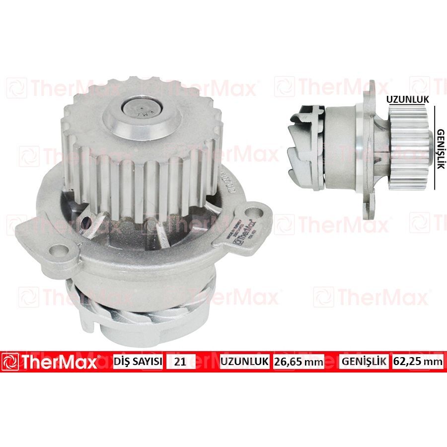 THERMAX DEVİRDAİM LADA SAMARA 88-99 BA 2108 VEGA 1.5-1.5 16V-16 95-12 T (21081307010)