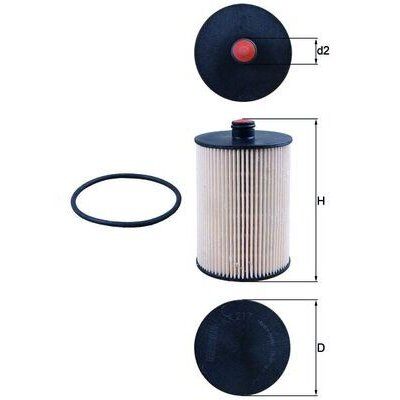 MAHLE YAKIT FİLTRESİ LT28-LT35-LT46 2.8TDI 01-06 VOLVO S60 2.4D D5 01-10 S80 2.4D D5 01-06 V70 II 2.4D D5 01-08 XC70 2.4D5 02-07 XC9O D3 D5 02-14 VW 2D0127177-2D0127159 (2D0127177)