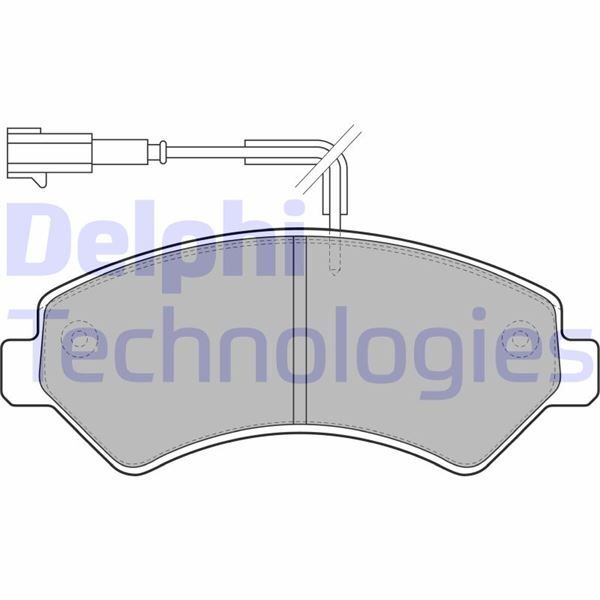 DELPHI ÖN FREN BALATASI BOXER-DUCATO-JUMPER 06 16 (1623842580)