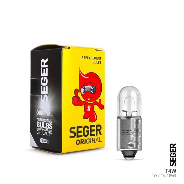 SEGER AMPUL T4W 12V 4W BA9S 53 STANDART YENİLEME