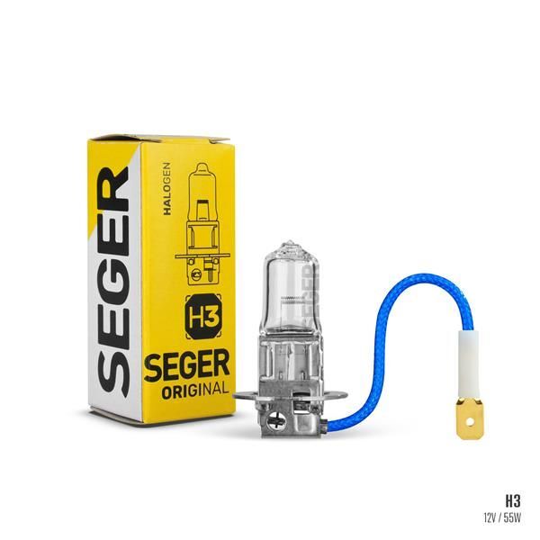 SEGER AMPUL H3 12V 55W PK22S STANDART YENİLEME 3.500K STANDART IŞIK