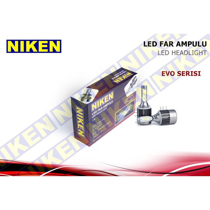 NIKEN AMPÜL 12V H15 LED XENON SET EVO SERİSİ