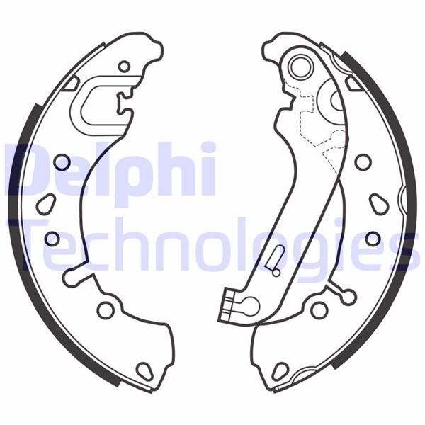 DELPHI ARKA FREN PABUCU FIESTA 01/2017 (2112555)