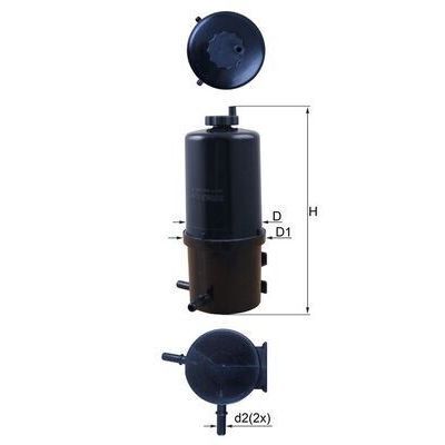 MAHLE YAKIT FİLTRESİ VW AMAROK 2.0 TDİ 10 > (2H0127401A)