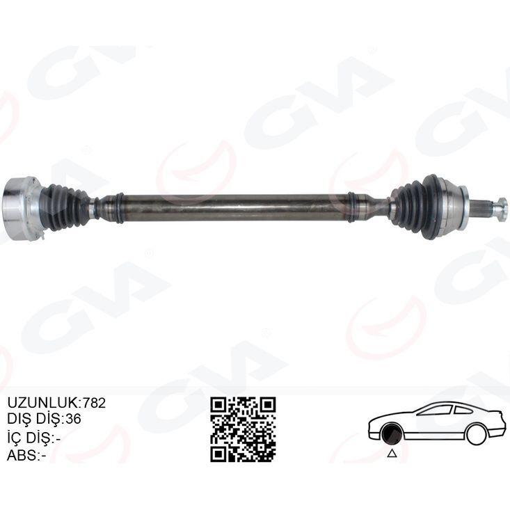 GVA KOMPLE AKS ÖN SAĞ POLO-İBİZA-FABİA 1.2 TDİ-1.6 TDİ 10- CFWA-CAYB-CAYC 1.2 TDİ-1.6 TDİ (6R0407762A)