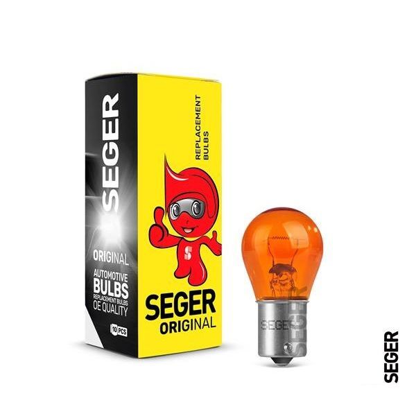 SEGER AMPUL PY21W 12V 21W BAU15S 93 KAPLAMA SARI