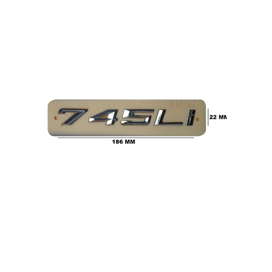 Lemar Yazı Tip Yazısı 745 Li Düz Krom G11-G12 (5114 7 033 243)