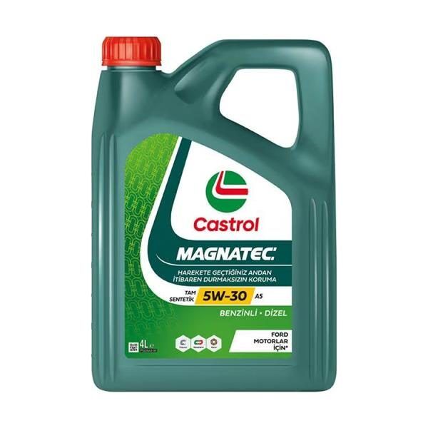 CASTROL MOTOR YAĞI MAGNATEC 5W-30 A5 4X4L TU