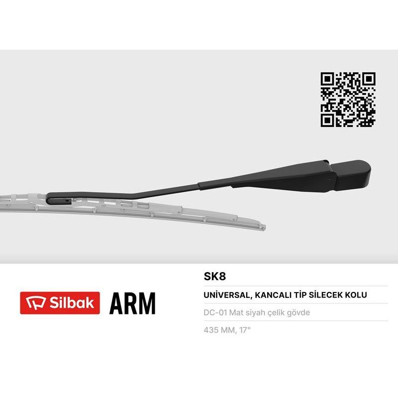 SILBAK SİLECEK KOLU 385MM R12 TSW-TOROS ARKA EM