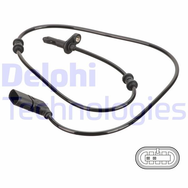 DELPHI ABS SENSORU ARKA MERCEDES C-CLASS W205 S205 C205 A205 (A2059058503)