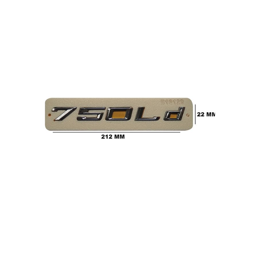 Lemar Yazı Tip Yazısı 750 Ld Krom F01-F02-E 66 (5114 7 315 513)