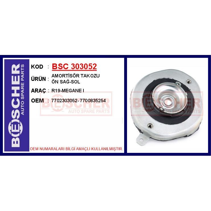 BESCHER AMORTİSÖR TAKOZU ÖN SAĞ-SOL R19-MEGANE I (7700835254)