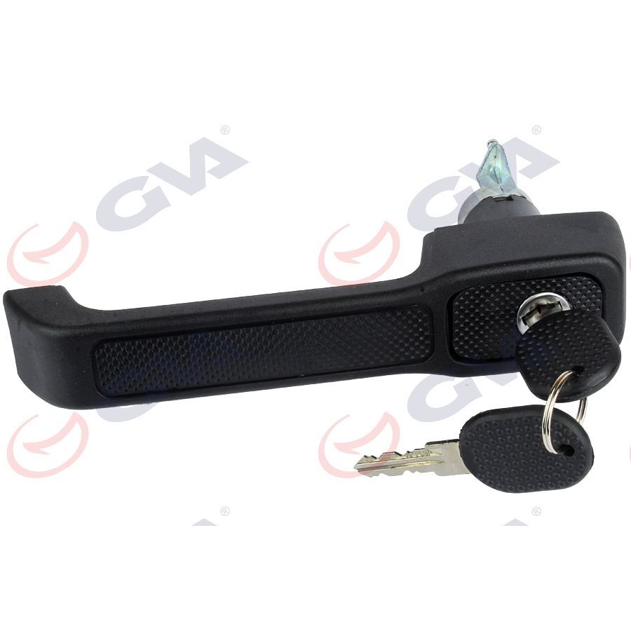 GVA DIŞ KAPI KOLU ANAHTAR SETLİ ÖN SOL ANAHTAR DELİKLİ SİYAH DESENLİ UNO 89-95 (7645874)