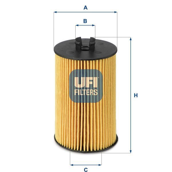 UFI YAĞ FİLİTRESİ ASTRA G-H 98 > CORSA B-C-D 96 > MERIVA 04-10 1.0-1.2-1.4 XE-XEP (650307)