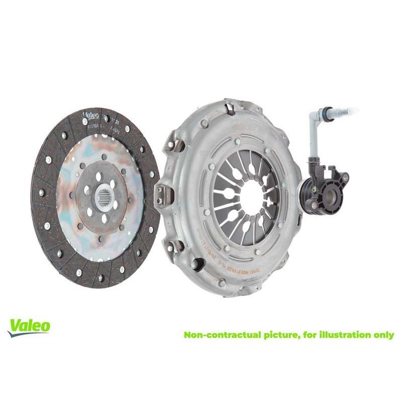 VALEO 3 LÜ DEBRİYAJ TAKIMI BASKI DİSK HİDROLİK RULMAN VOLVO V70 II 2.4 TDI 20V (4N517540BC)