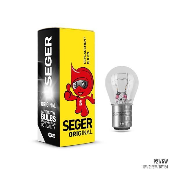SEGER AMPUL P21/5W 12V 21/5W 1016 BAY15D STANDART YENİLEME