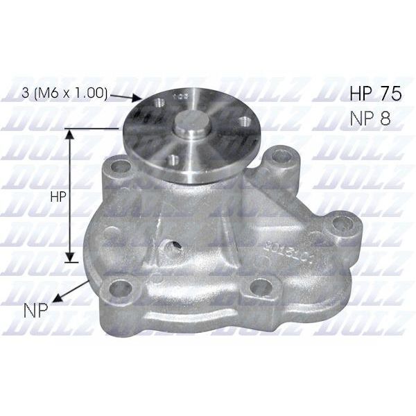 DOLZ DEVİRDAİM ASTRA H 1.7CDTI 74/81/92KW 06>CORSA D-MERIVA-ZAFIRA B (6334048)