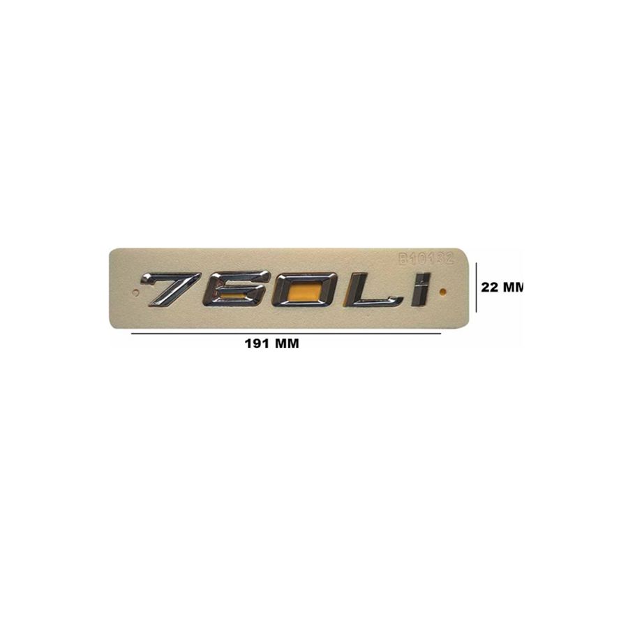 Lemar Yazı Tip Yazısı 760 Li Krom E 66-F02 (5114 7 033 246)