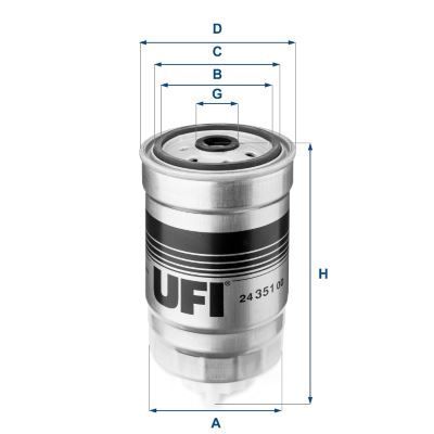 UFI YAKIT FİLTRESİ ASTRA-CORSA-VECTRA-TRAFFIC-BOXER-PALIO-DUCATO1.7-1.9-2.4-2.5D-ACCENT-ERA-GETZ 1.5CRDİ (1902138)