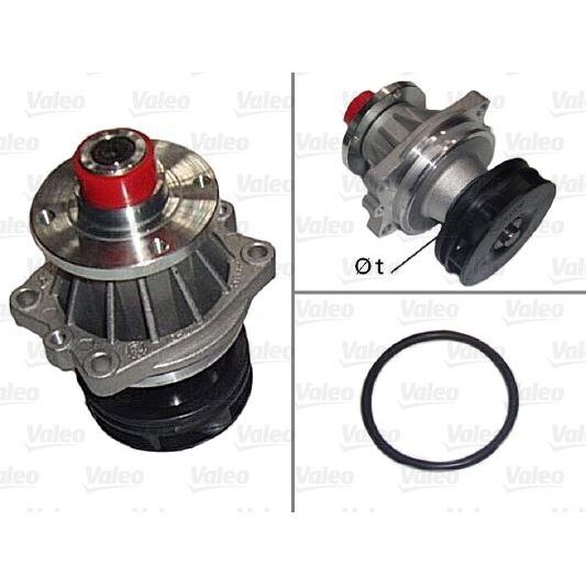 VALEO DEVIRDAIM POMPASI BMW M50 M52 M54 E36 E46 E34 E39 E60 E38 E65 E83 E53 E85 (11517527799)