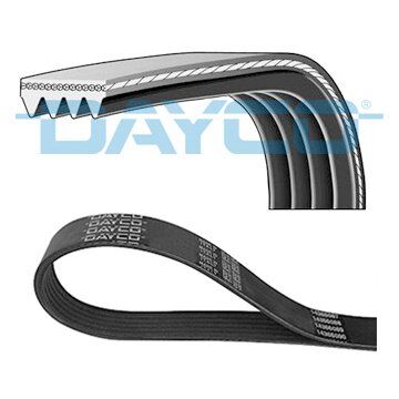 DAYCO KANALLI KAYIŞ PEUGEOT BOXER JUMPER 2.0HDI-2.2HDI DUCATO 1.9TD 2.0JTD PALIO 1.0 8V HONDA CIVIC 1.6 91 (5750.P1)