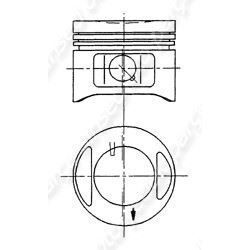 YENMAK MOTOR PİSTON SEGMAN 0.40 GRANDE PUNTO 1.2 (55197261)