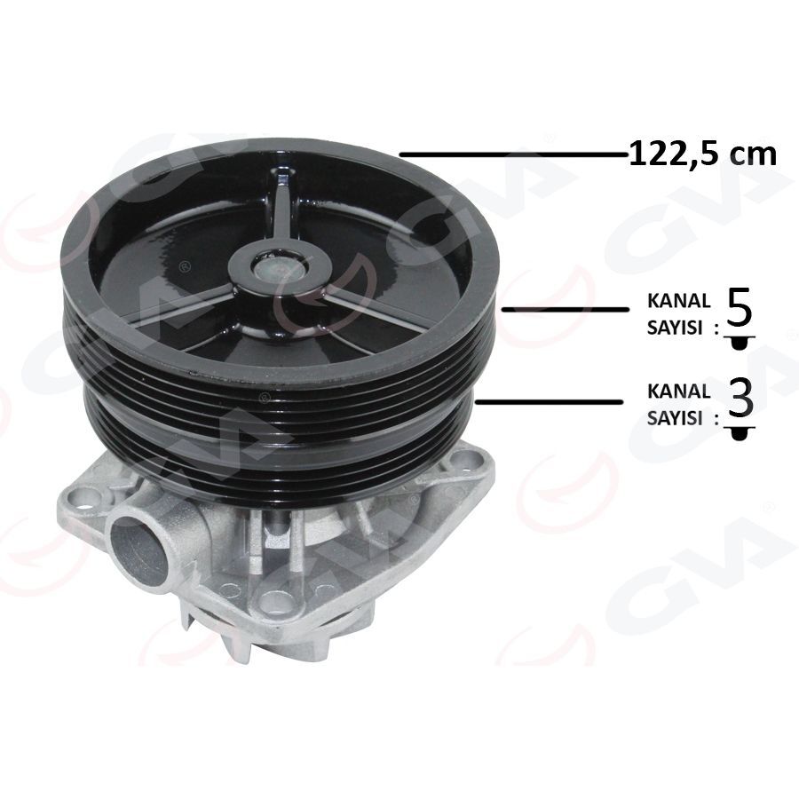 GVA DEVİRDAİM BRAVO-BRAVA 96-01 DOBLO 01>MAREA 99-02 PALIO 96> 1.6 16V (46400058)