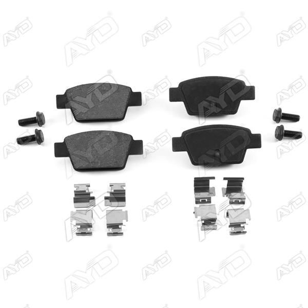 OTOZONE ARKA FREN BALATASI FIAT STILO 02> LINEA 07> BRAVO II 07>14 ALFA ROMEO MİTO 08> MULTIPLA 99> KLIPSLI (77362768)