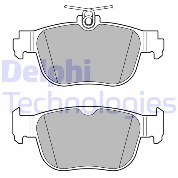 DELPHI FREN BALATASI ARKA AUDI-SEAT-SKODA-VW 11/2019> (5WA698451)