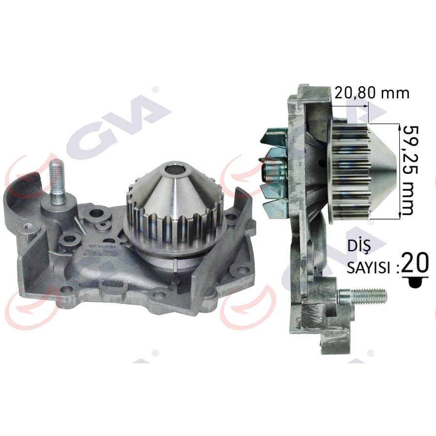 GVA DEVİRDAİM R19-R9-CLIO-EXP 1.4 ENJ. E6J-E7J PA412 (7700736091)