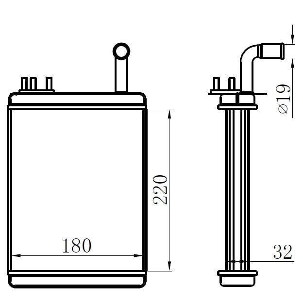 ORIS KALORİFER RADYATÖRÜ BRAZİNG PALIO 233X195X32 (7078698)