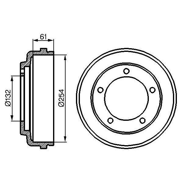 BOSCH ARKA KAMPANA TRANSIT T12 93 00 (6464214)
