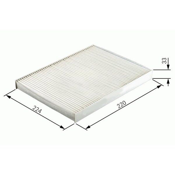 SARDES POLEN FİLTRESİ BERLINGO-PARTNER 96 XSARA 97-00 1.4-1.4I-1.6 16V-1.6HDI-1.8D-1.9D-2.0HDI-2.0 16V (6447.HP)