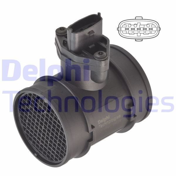 DELPHI HAVA AKIŞ METRE OPEL ASTRA A-G ZAFİRA A 2.0-2.2 16V DTI Y20DTH-Y22DTR - OMEGA B 2.2 Y22DTH - V (24414665)