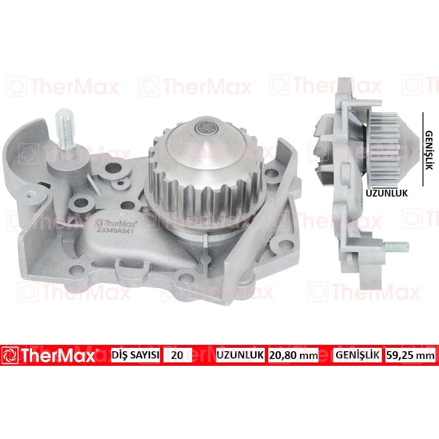 THERMAX DEVİRDAİM R19-CLIO-EXP 1.4 ENJ. E6J-E7J PA412 T (7700736091)