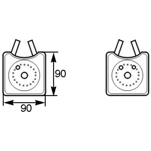 MAHLE YAĞ SOĞUTUCUSU GOLF4-BORA-A3-TOLEDO 1.6-1.8 1997-2004 AKL-BFQ-AGU-AGN-BGU-BSE (078117021A)