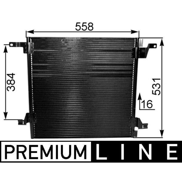 MAHLE KLIMA RADYATORU MERCEDES ML-CLASS W163 98 05 (A1638300170)