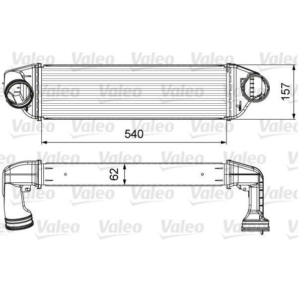 VALEO TURBO RADYATORU BMW N47 M57N2 E83 05 11 (17513453726)