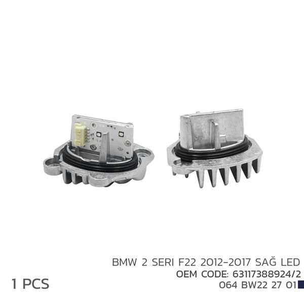 NIKEN BMW 2 F22 2012-2017 SAĞ LED FAR MODL 63117388924/2 (63117388924)