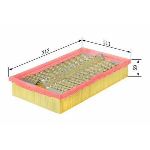 SARDES HAVA FİLTRESİ VW SHARAN-SEAT ALHAMBRA-FORD GALAXY (1017035)