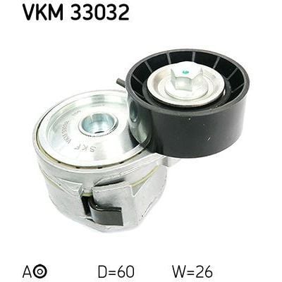 SKF ALTERNATÖR GERGİ RULMANI KÜTÜKLÜ PARTNER-P206-306-307-BOXER-BERLINGO-JUMPY-JUMPER 1.9D-2.0D (1613840080)