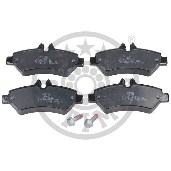 OPTIMAL FREN BALATASI ARKA MERCEDES SPRINTER B906 06 . VW CRAFTER 30-35-50 TEK TEKER (2E0698451)